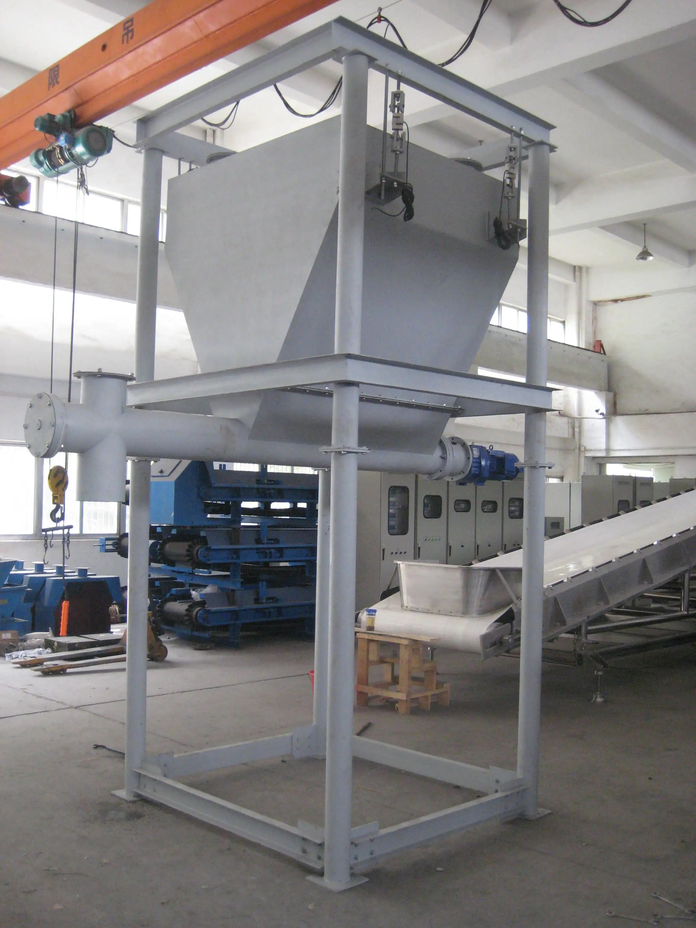 Weighing Scale Doser Gravity Loss in Weight Feeder Stainless Steel Hopper