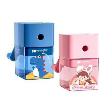 school  kids Cute creative cartoon portable stationery manual non Pencil Sharpeners for students