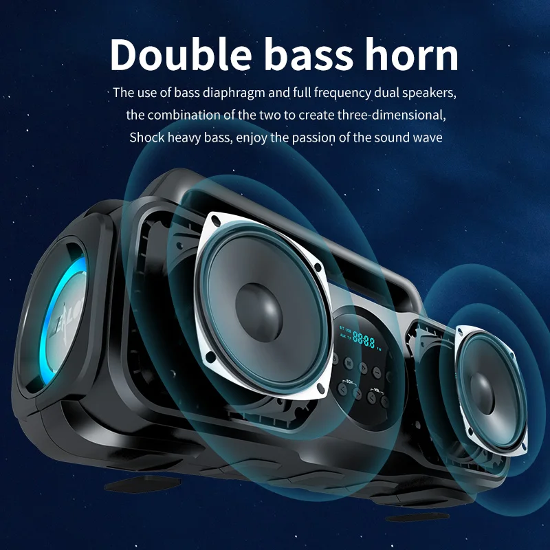 Zealot P2 Big Solar 40W Wireless Outdoor Speaker - IPX5