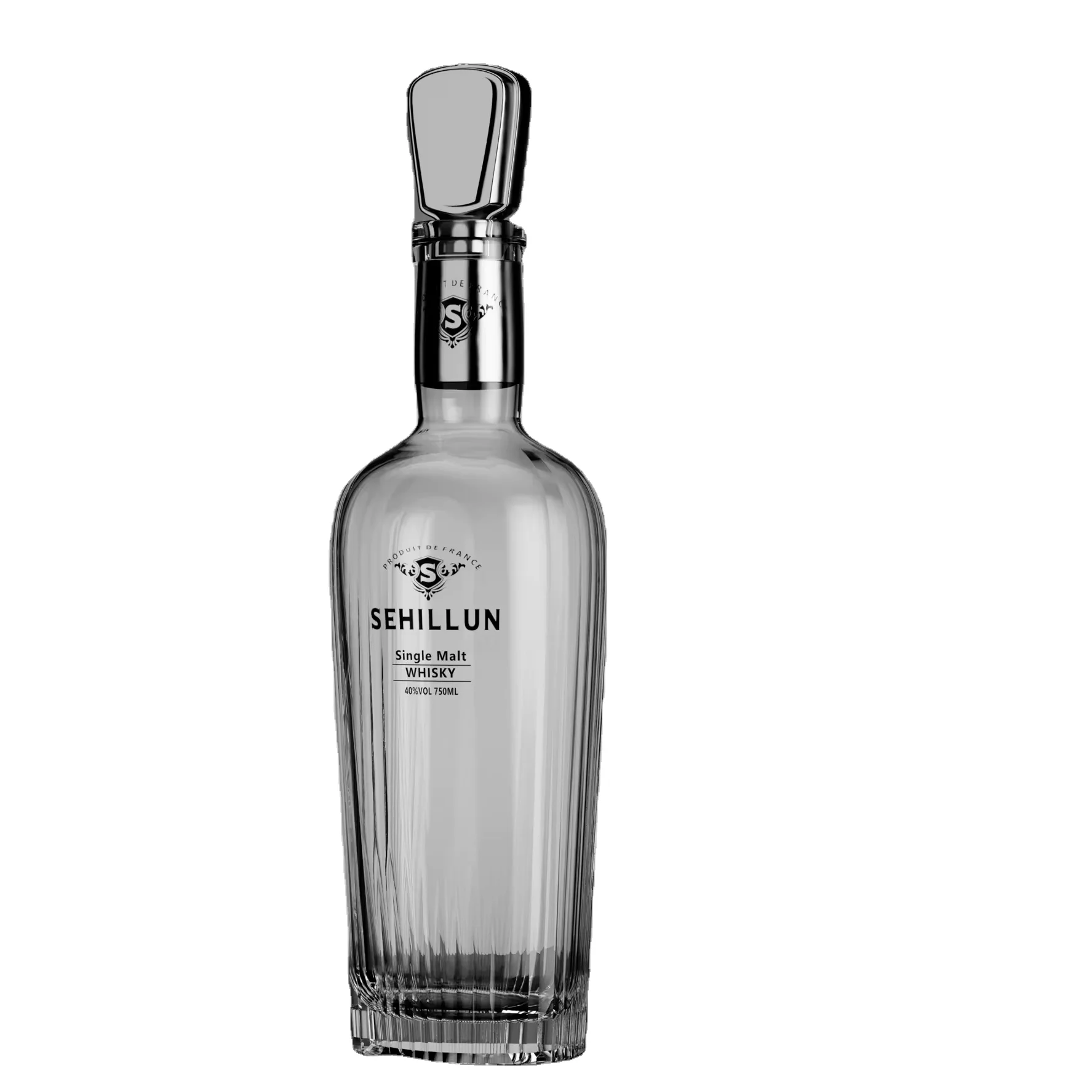 Liquor Spirit Glass Bottle Vodka RUM Brandy Tequila Whisky 750ml 700ml 1000ml