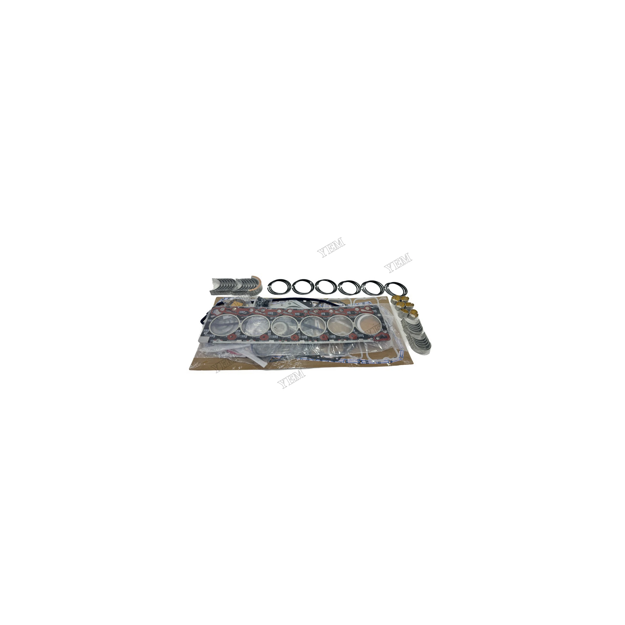 Overhaul Re-ring Kit Compatible for Komatsu 6D102 Diesel Engine Parts
