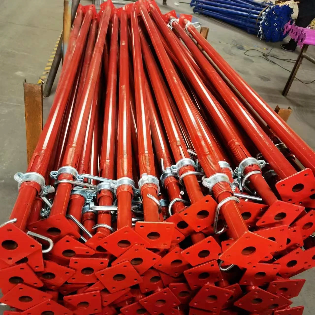 Modern Design Adjustable Steel Props for Construction Scaffold Poles Used for Scaffolding System Building Materials