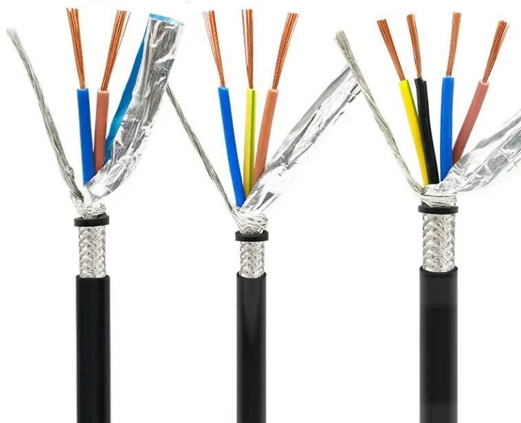 RVVP PVC Insulation PVC sheath 300/300V copper conductor shielded computer cable for data transmission