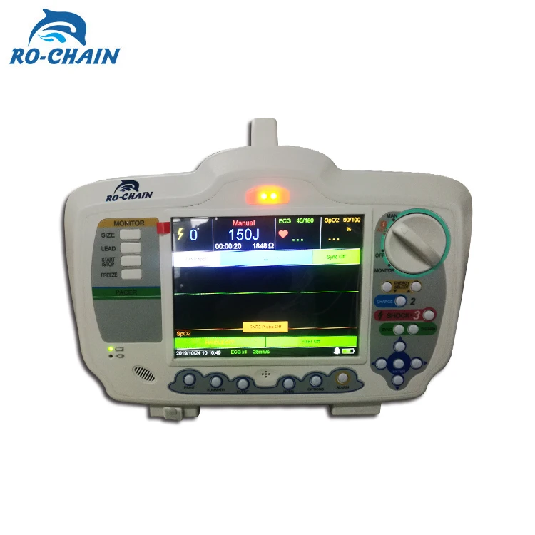 RC-DM7000 кардиомонитор aed plus дефибриллятор, автоматический внешний портативный анализатор, цена