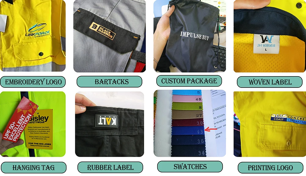 High Quality Mens Work Worker Safety Kneepad Pockets Pants