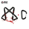 Black shoulder strap combination