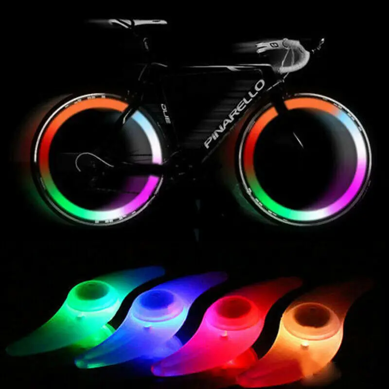 Colorful LED Spoke Light For Bike Bicycle Wire Tire Tyre Wheel Decoration Lamp