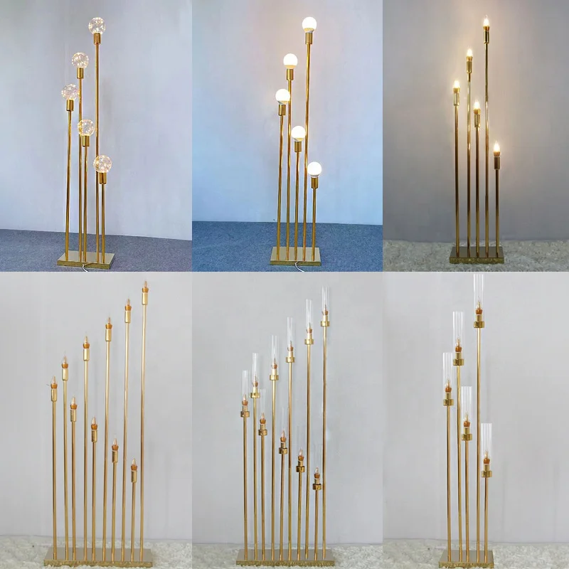 Set of 8 Sturdy Brass Candle Followers, Candle Toppers for 1