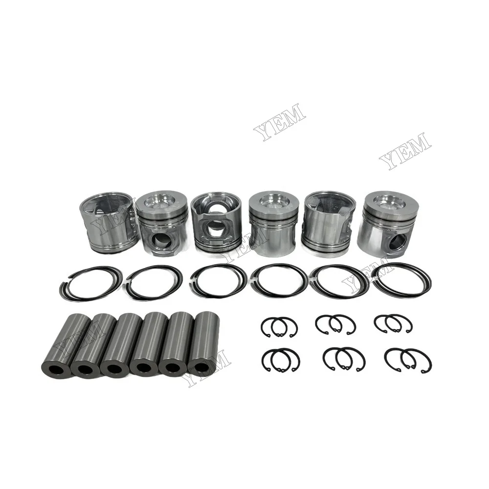 For Volvo D7D Engine Pistons With Piston Rings Engine Parts 5