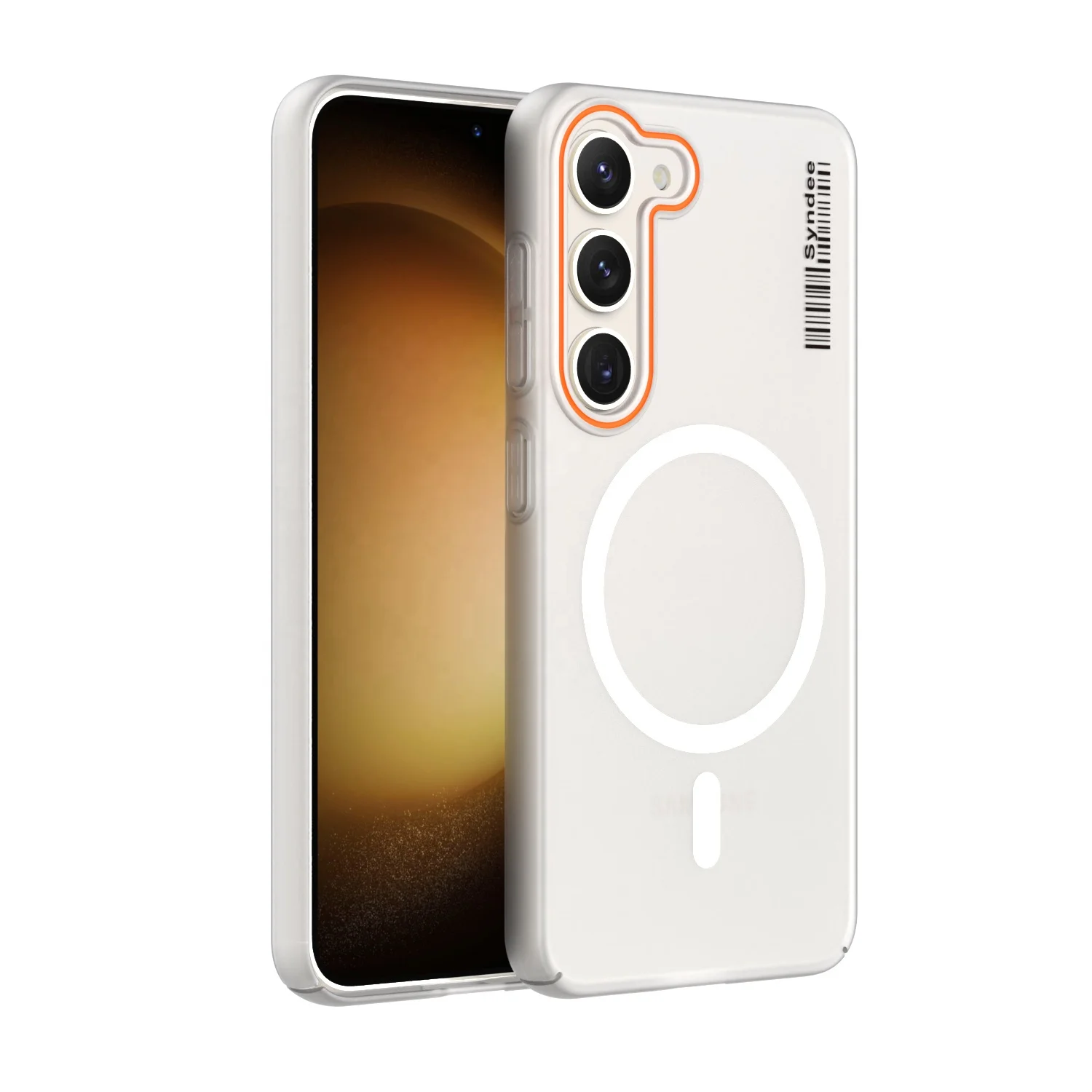 Anti Yellowing Translucent Matte Full Cover PC Smoke Coque Smartphone Frosted Phone Case for Samsung Galaxy S23 S24 FE S25 Ultra
