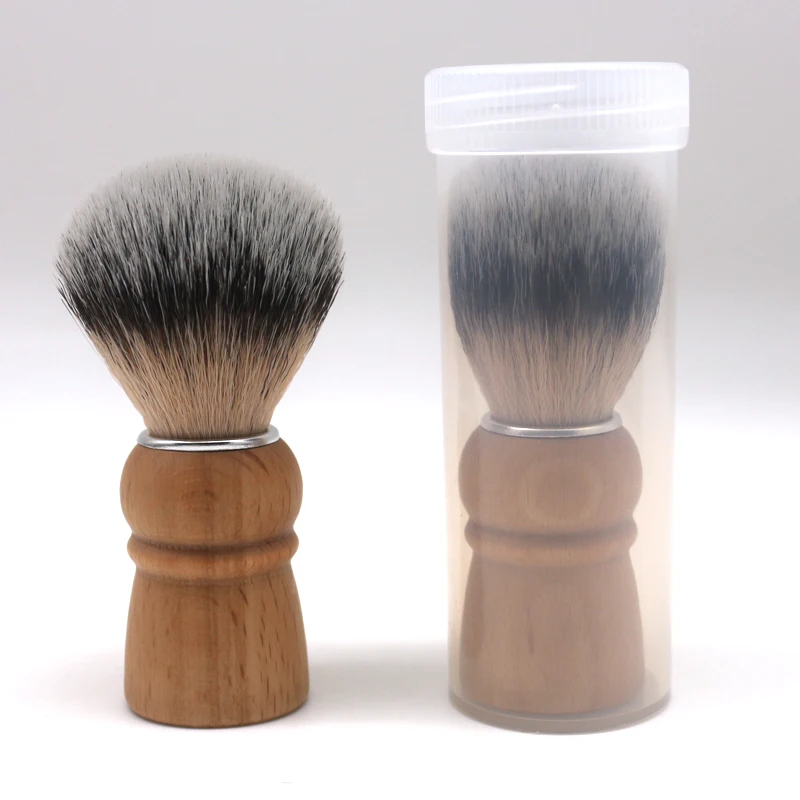 QSHAVE Pennello Da Barba Bagnato Man Pure Badger Hair Con Manico - Foto 11