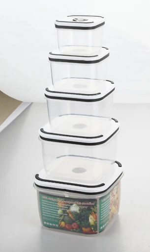 10PCS  Rectangle Plastic Food Container Sets