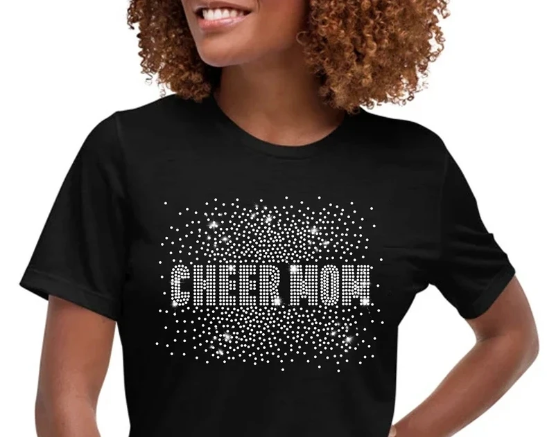New arrival tshirt hoodie bag diy ready design rhinestone paris tower rhinestone hotfix transfer