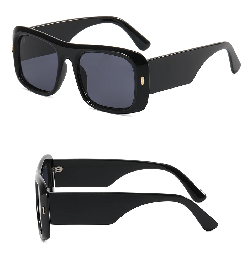 Superhot Eyewear 28461 Fashion 2023 Wholesale Flat Top Square Black ...