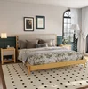 Beige + Natural + MDF + Pine + 3 Piece Set