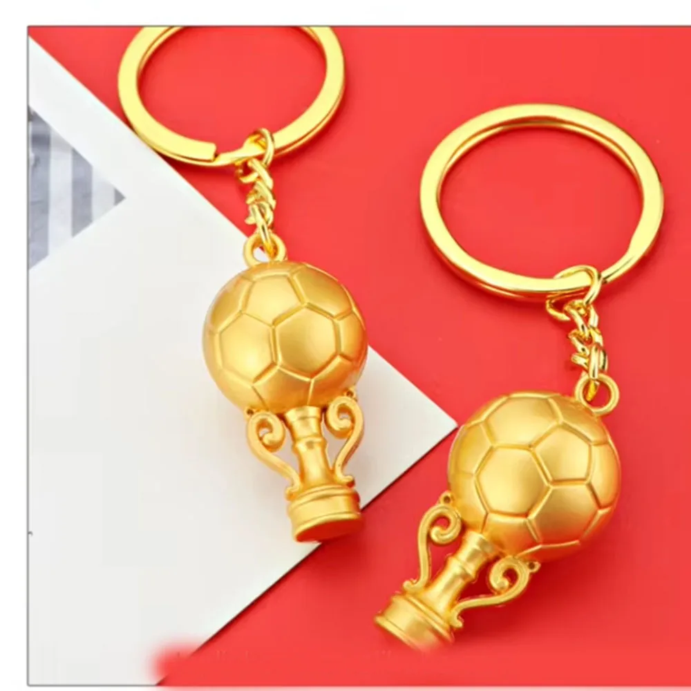 2026 23rd Football for Summer Carnival Trophy Souvenirs Carabiner Keychain Metal Sport Soccer Lightweight Waterproof