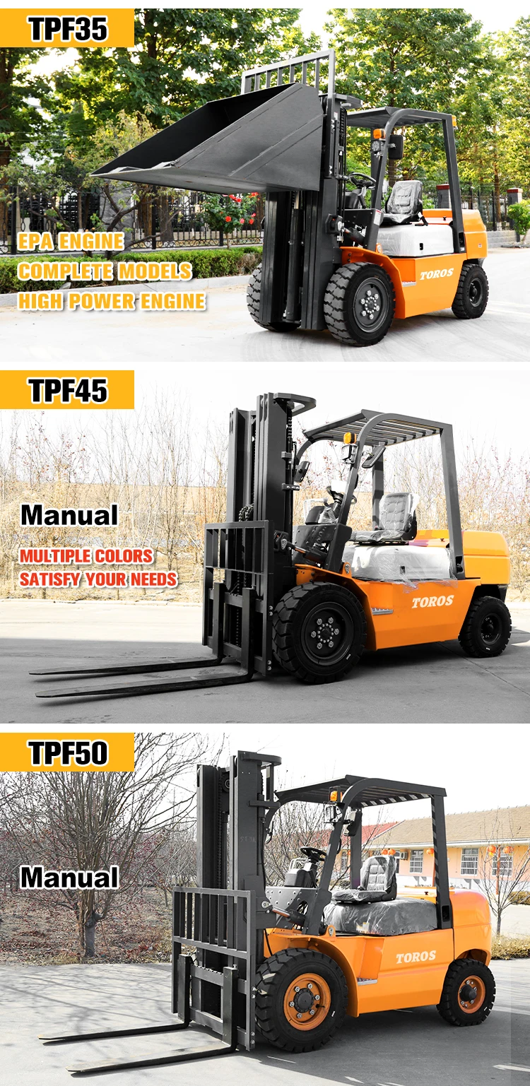 Factory Price Diesel Forklift With Cabin Wholesale 2-5ton Four Wheel ...