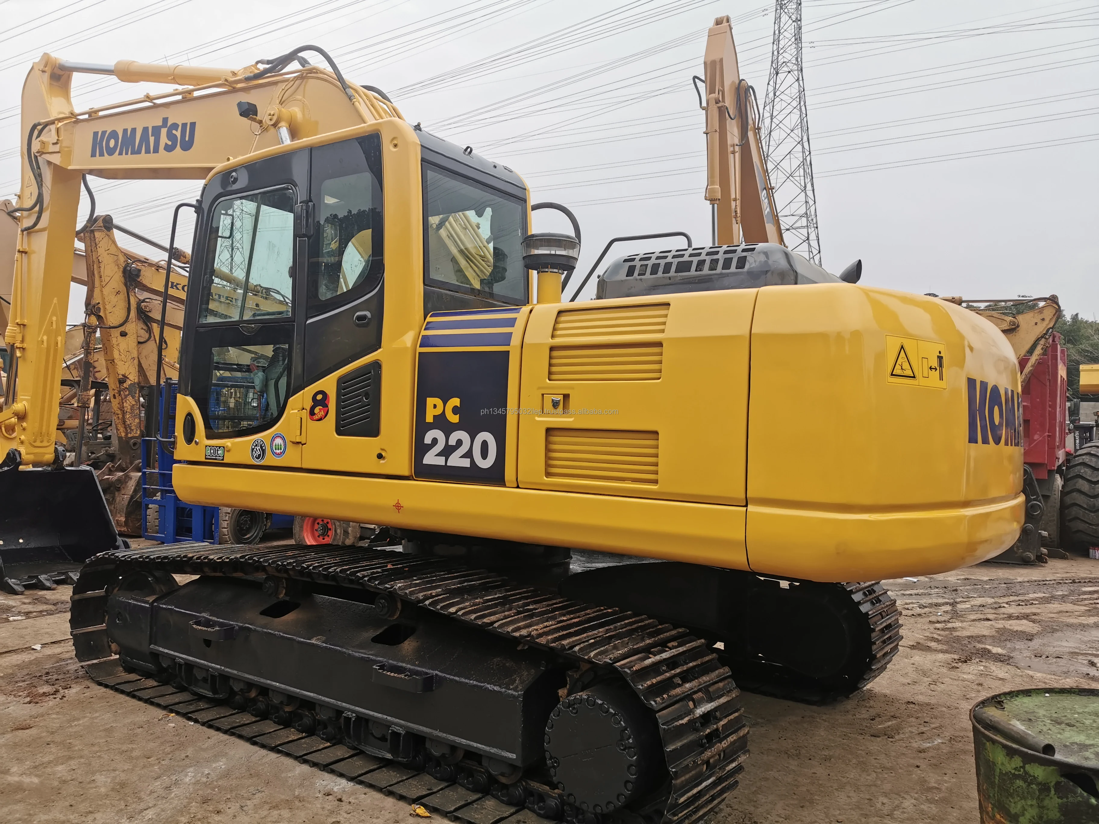 Komatsu PC220-6 220-7 220-8 Used Excavators/ PC220-8 Komatsu Excavator for  sale| Alibaba.com