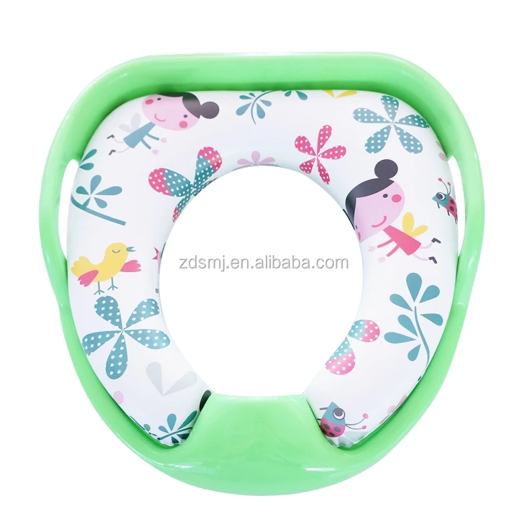 Мягкое детское сиденье для унитаза нового дизайна с ручками рисунком и цветом возможно изготовление на заказ горшка