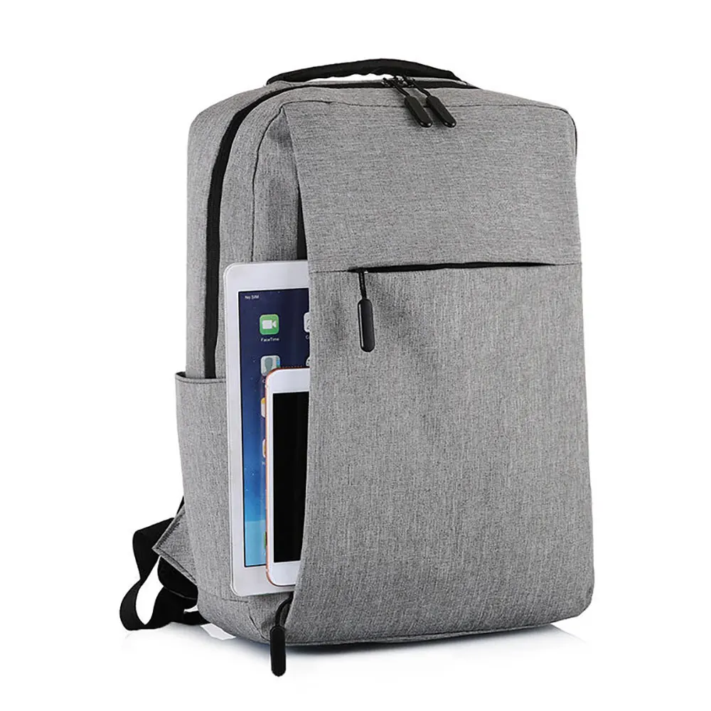 Unisex Waterproof Laptop Backpack with USB Charging Zipper Closure Polyester Lining for Business Hiking Men and Women