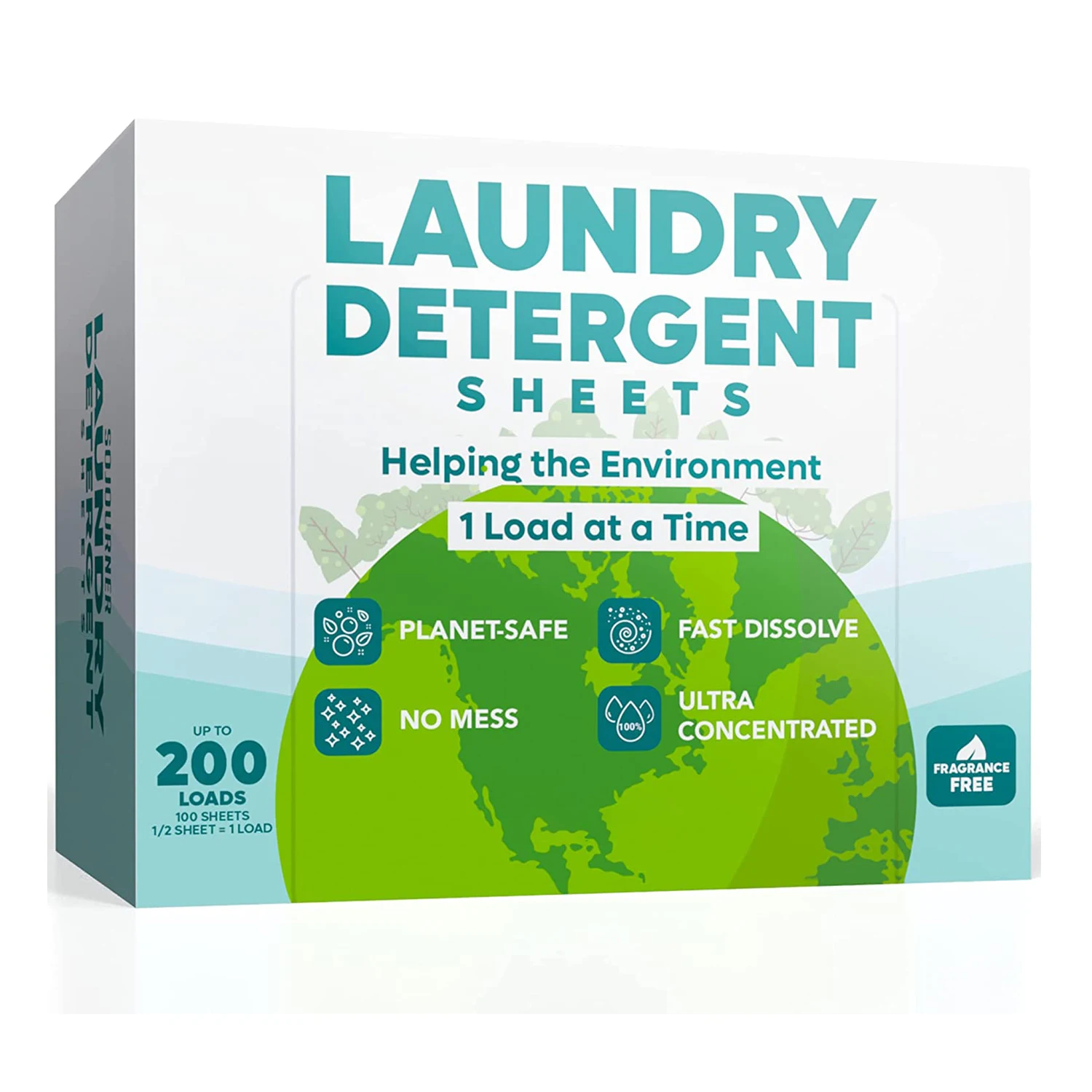 Ecofriendly Biodegradable Pure Natural Plant Laundry Detergent Sheet