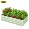 Vert clair + lit de jardin surélevé