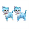 Gattino blu con ruote