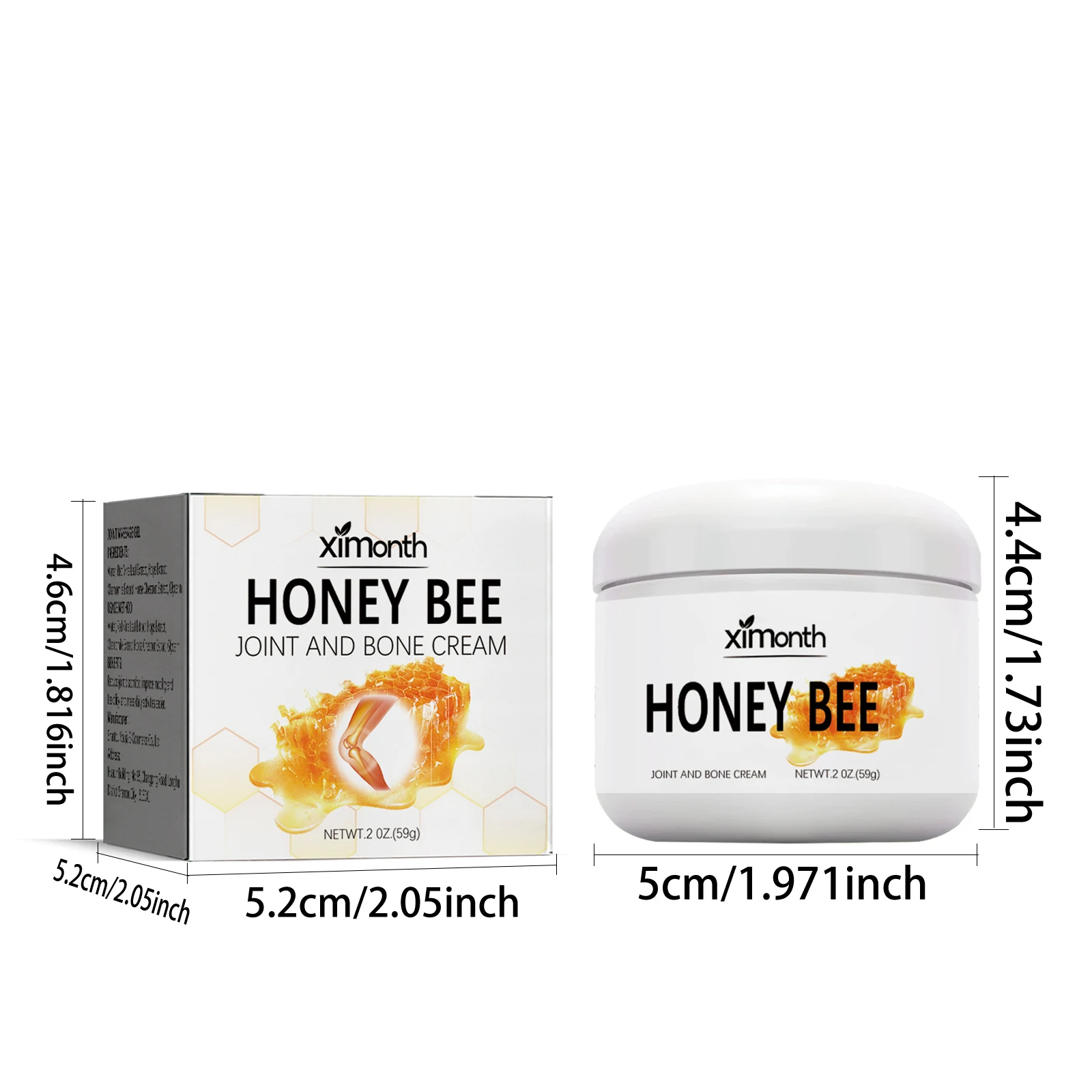 Ximonth Wholesale Private Label Honey Bee Venom Muscle Joint Pain Swelling Relief Ointment Massage Cream for Full Body Recovery