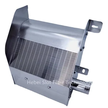 V-shaped Stainless steel 316L coanda sewage treatment filter screen metal filtration box
