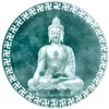 blue jade Buddha Pendant C128