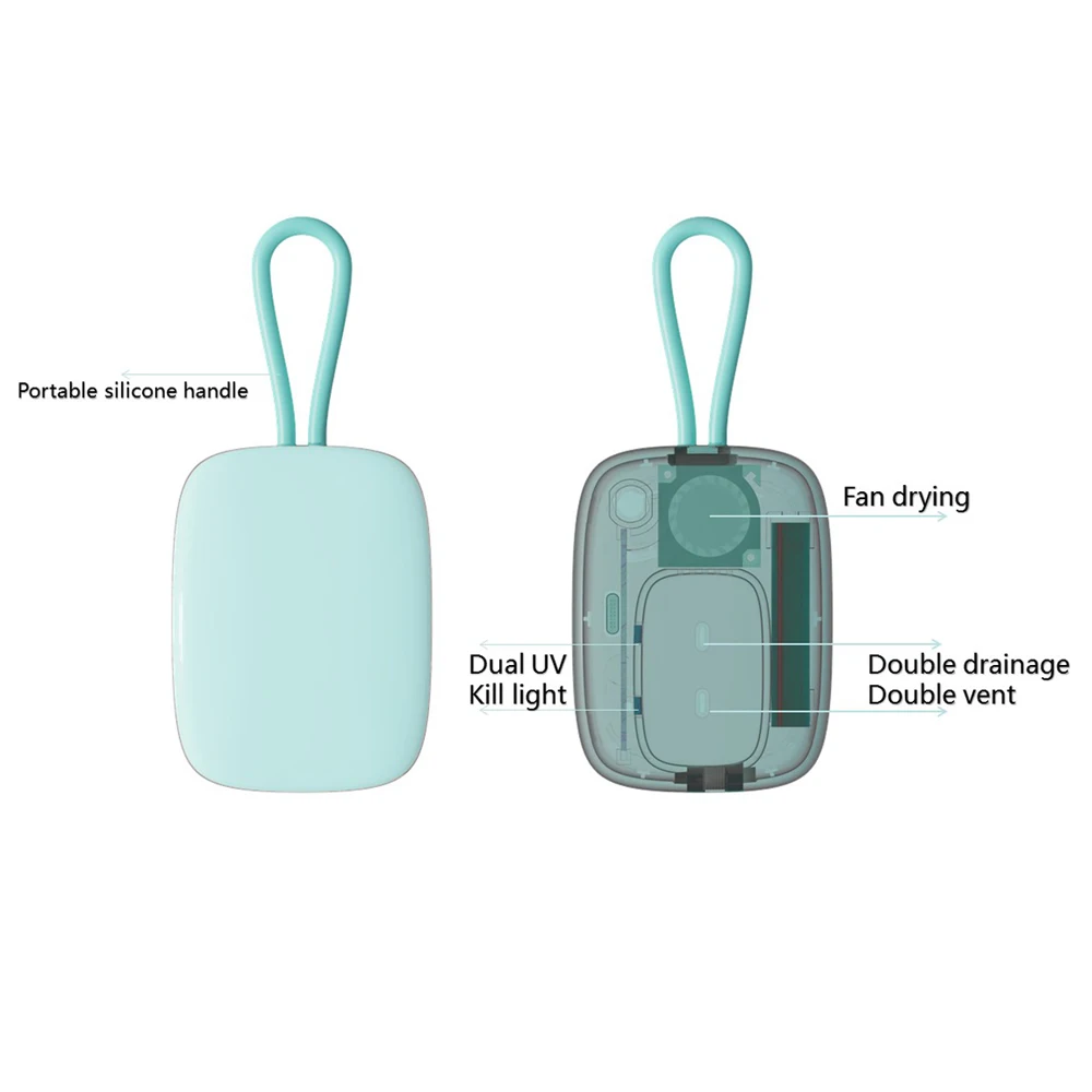 Новинка 2022 дезинфицирующее средство для зубной щетки с брелоком Портативный