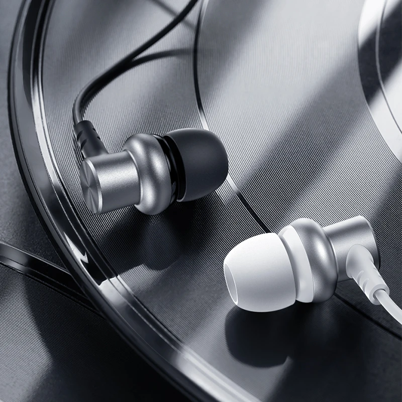 Auriculares intrauditivos estéreo coloridos con cable con micrófono Au Auriculares intrauditivos estéreo coloridos con cable con micrófono Au