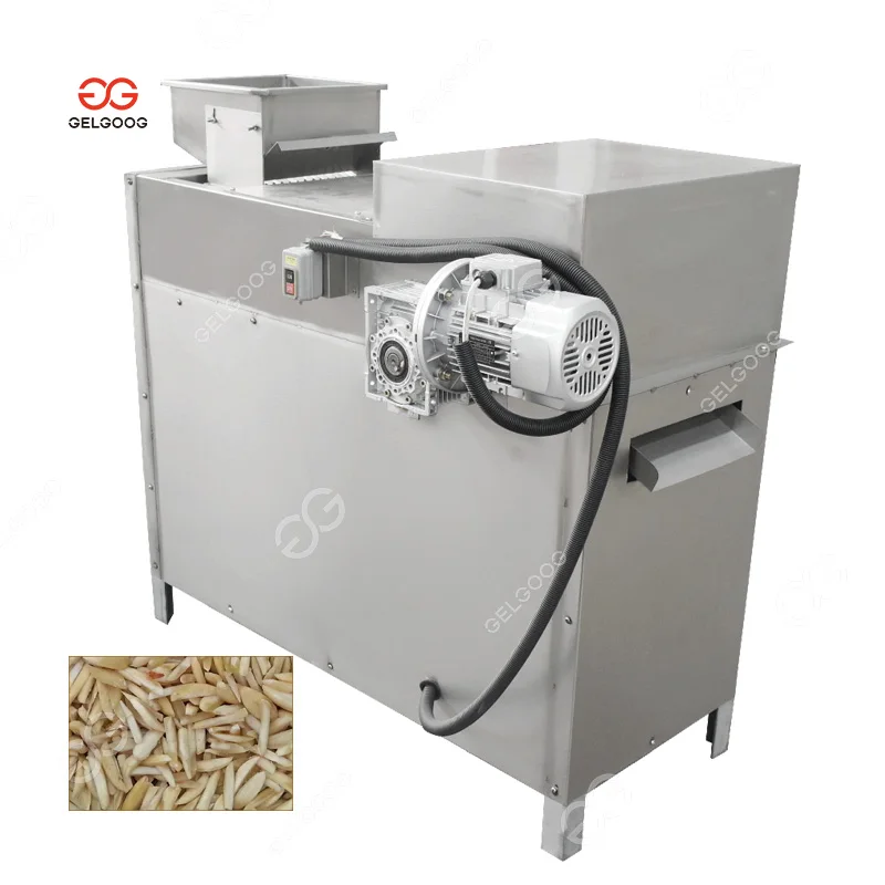 Almond Badam Strip Cutting Machine Nut Silvering Machine