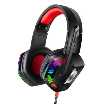 2022 Best Gaming pc Headset with Mic for PC PS4, Fashion Headset Stereo Gamer 3.5 MM USB