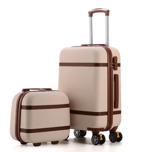 Hot Selling Wholesale Carry on Travel Suitcases Custom Mini Case Trolley Luggage Bag Sets of 2 Pieces