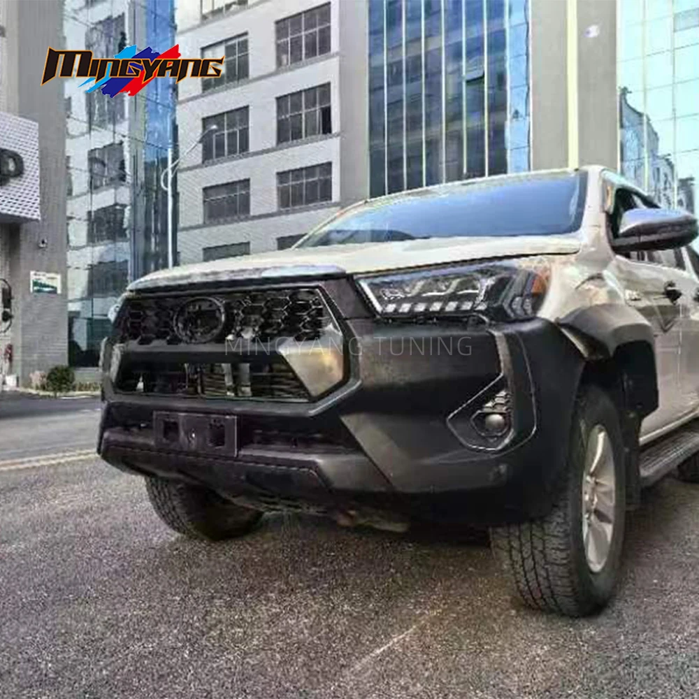 New Arrival 2025 Z Edition Front Bumper Grills Fender Flares 2021+ for Toyota Hilux Revo Rocco  Body Kit