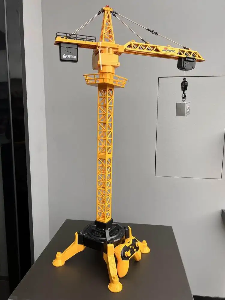 9 Channel Remote Excavator Toys Crane 2.4G Simulated Alloy Truck RC Toy  Radio Control Tower Crane Truck Model with Light Music Kids Remote Control Crane  Toy - China Remote Control Crane Toy