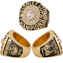 NHL 1985 Edmonton Oilers Championship Rings Custom Alloy Men's High Quality Jewelry Fashion Ring Wholesale