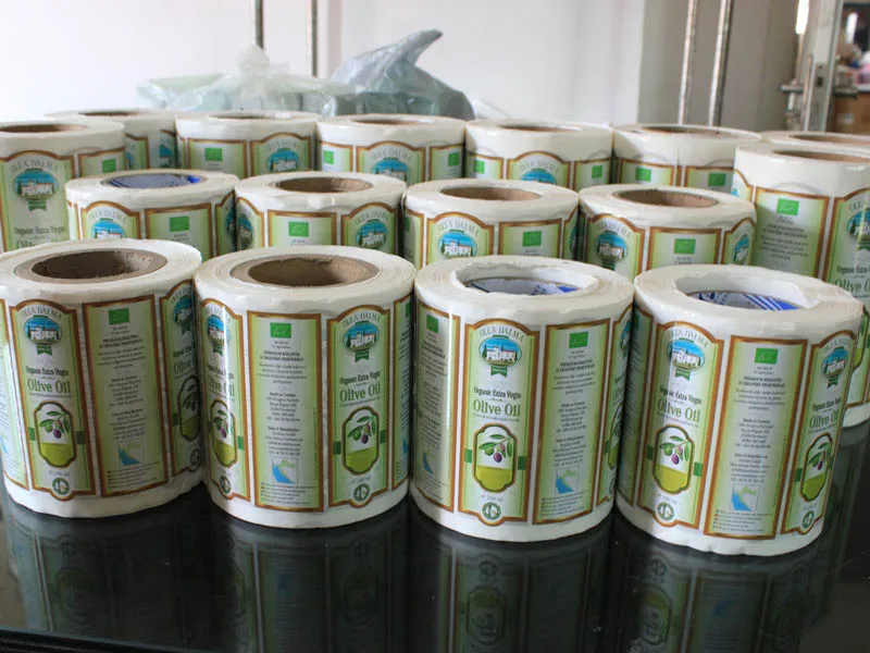 Custom Adhesive Paper Barcode Stickers Sequence Number Custom Adhesive Roll Sequence Code Sticker