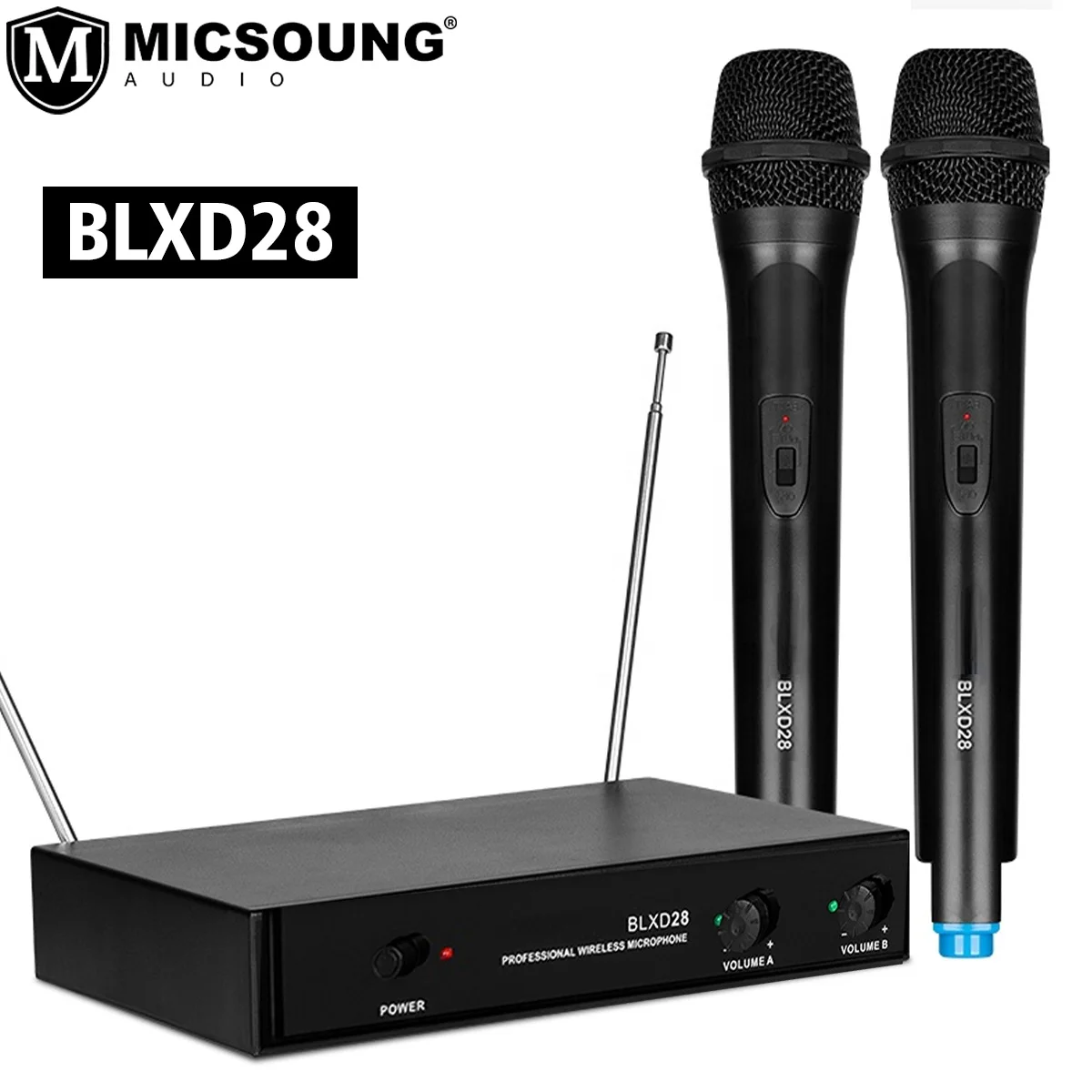 Blxd28 Professional Handheld Wireless Microphone System Uhf True