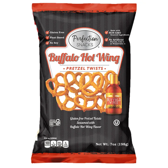 Buffalo Hot Wing Pretzel Twists 7 Oz From Usa Pretzel Maker Gluten Free