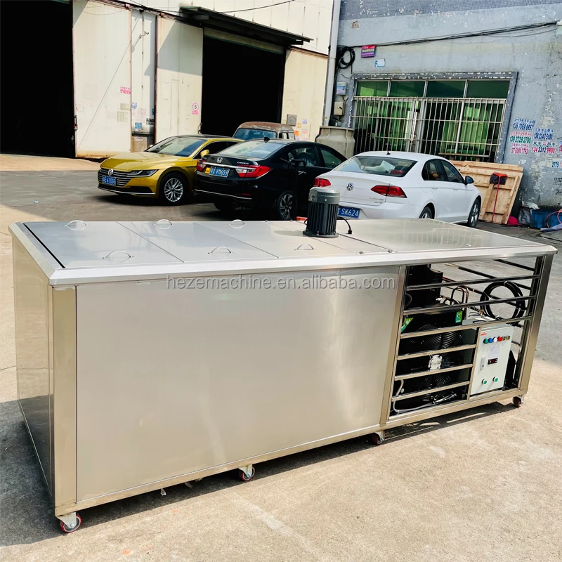 Tanzania 5 Ton Ice Block Making Machine Price Direct Cooling 5kg Block Ice Maker Machine for Myanmar