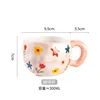 Foundation floral-hand pinch mug - 301-400ml