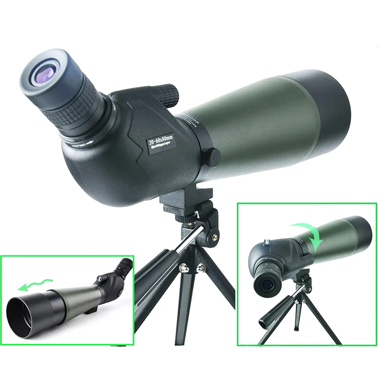 JAXY Spotting Scope - Professional 20-60X60 Tactical ED