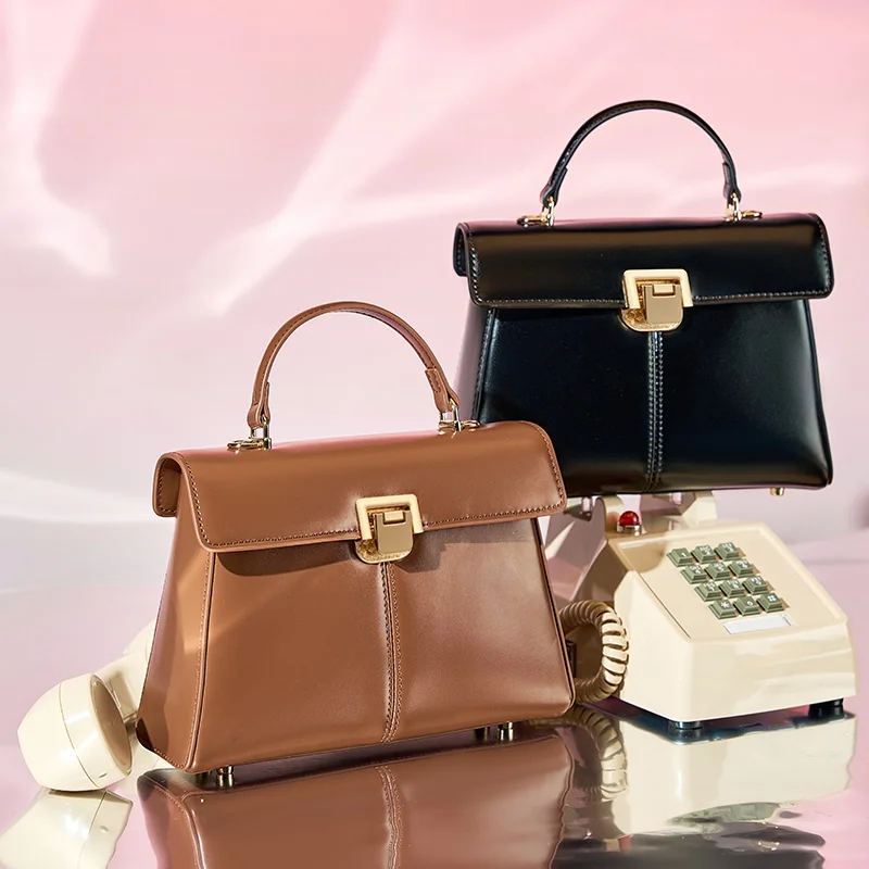 OEM ODM Custom Design High Quality Women’s Female Girls Leather Saddle Bags for Ladies Leather Crossbody Shoulder Sling Bag