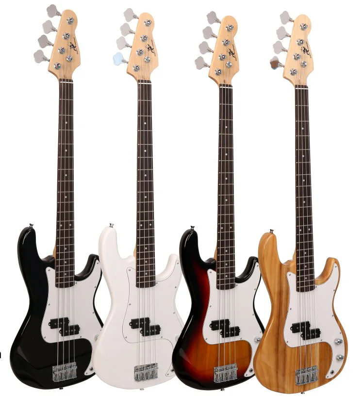 Factory Wholesale Price Electric Bass 4 Strings Guitar Maple Neck