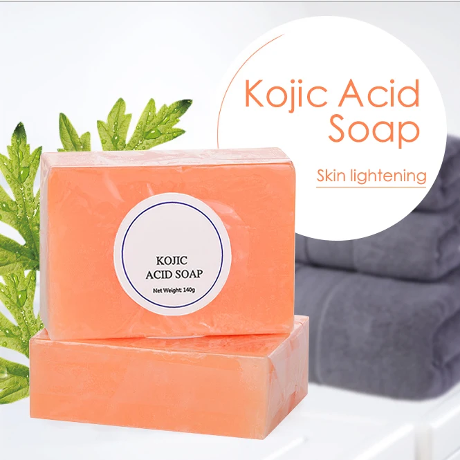 Bath Toilet Soap Kojic Acid Soap Body Whitening Handmade Essential Oil  Papaya Kojic Acid Soap