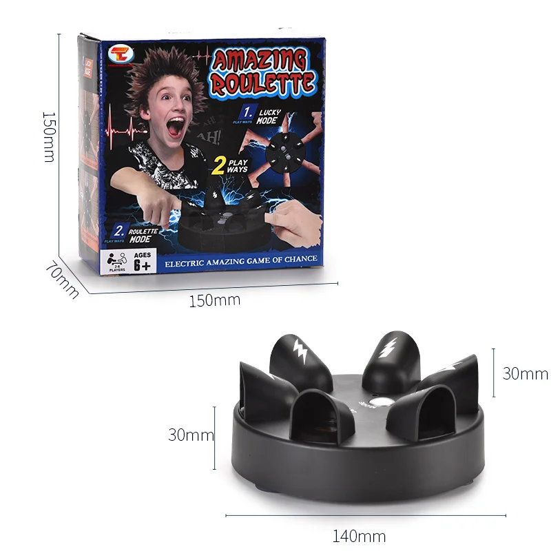 
Удачная боевая игра счастливый палец Электрический шок Удивительная Машина для рулетки 