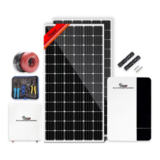 Home use 1KW 3KW  5KW solar system off grid inverter 3000w 5000w solar home system solar power system  all in one for storage