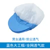 Blue oversized work cap (used online)